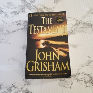 Source Unknown John Grisham The Testament - Black and Gold Paperback